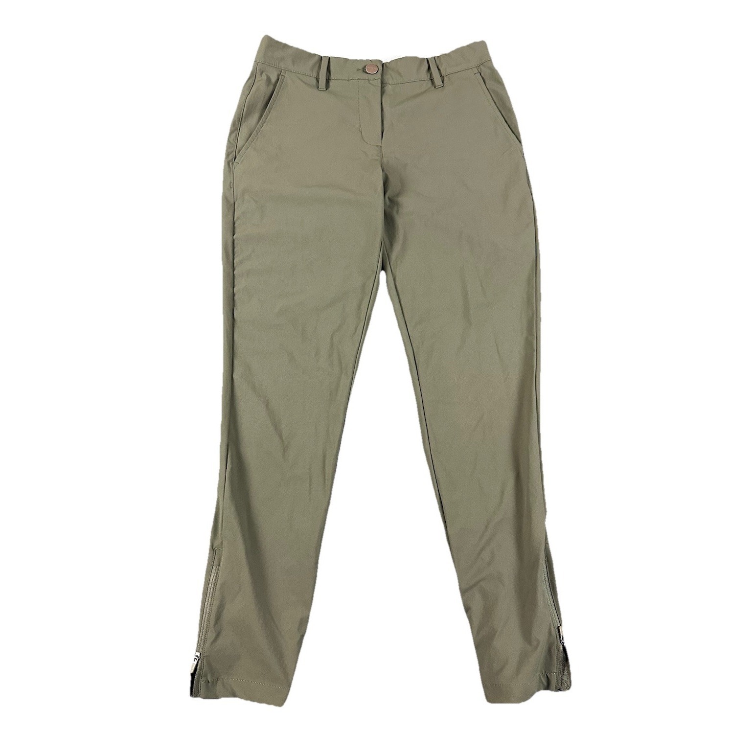 Links Macade Golf Jogger Pants Mens 36 (28x26) Regular Green Slim Fit Ankle Zip